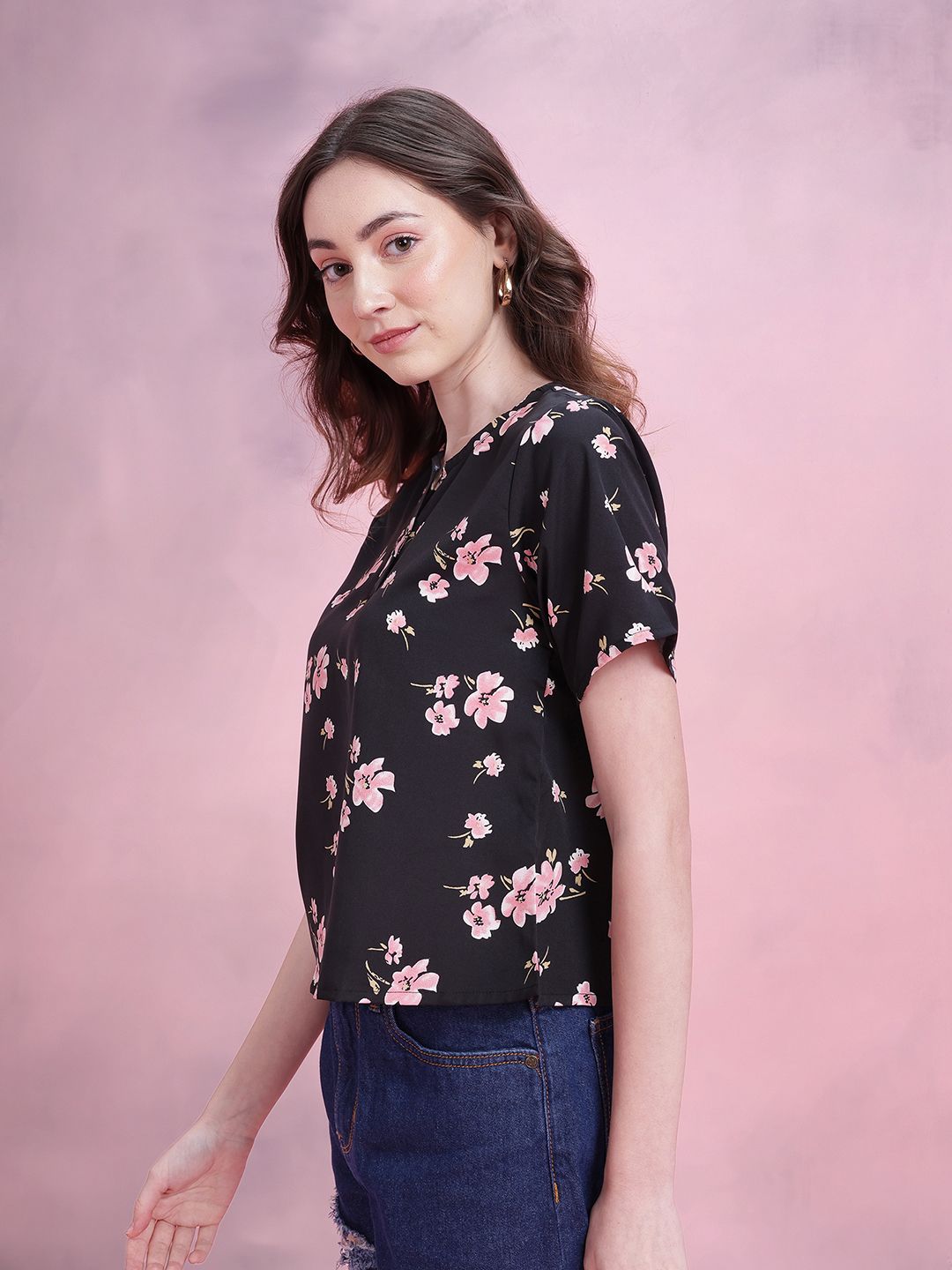 DressBerry Floral Print Top