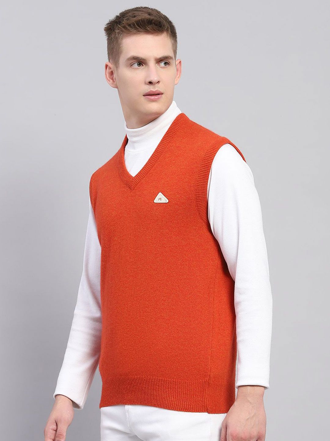 Monte Carlo Men  V Neck Woollen Sweater Vest