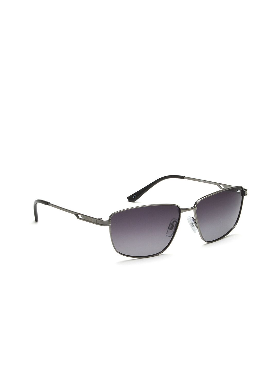 Idee Men Sectangle Sunglasses dengan lensa lensa terpolarisasi dan UV IDS3098C2PSG