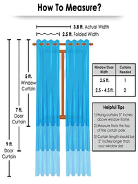 Cortina Beige 2 Pieces Black Out Window Curtain
