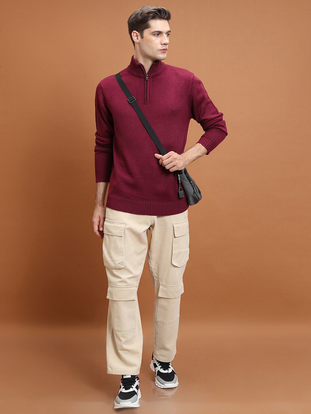 HIGHLANDER Turtle Neck Regular Fit Pullover