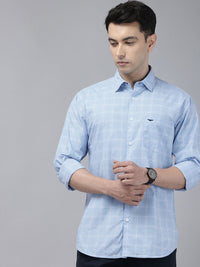 Park Avenue Pure Cotton Slim Fit Checked Shirt