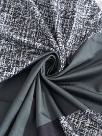 Cortina Black & Grey Printed 2 Seater Sofa Cover