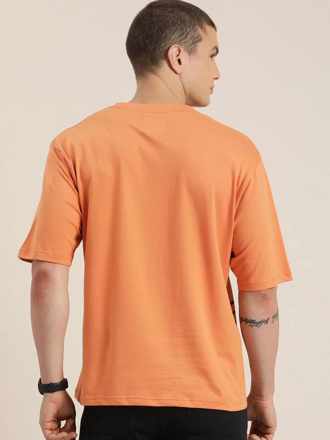 DILLINGER Men Striped Oversized T-shirt