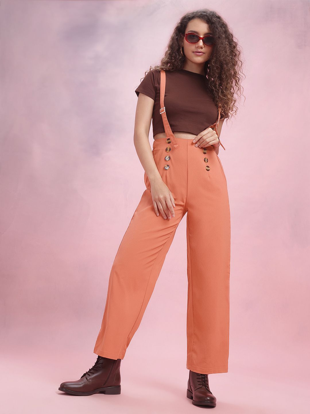 DressBerry Women Detachable Straps Trousers
