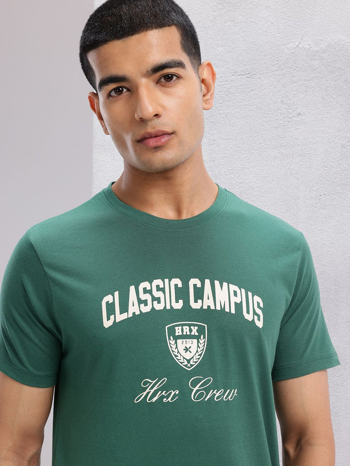 HRX by Hrithik Roshan Typography Printed Lifestyle T-shirt