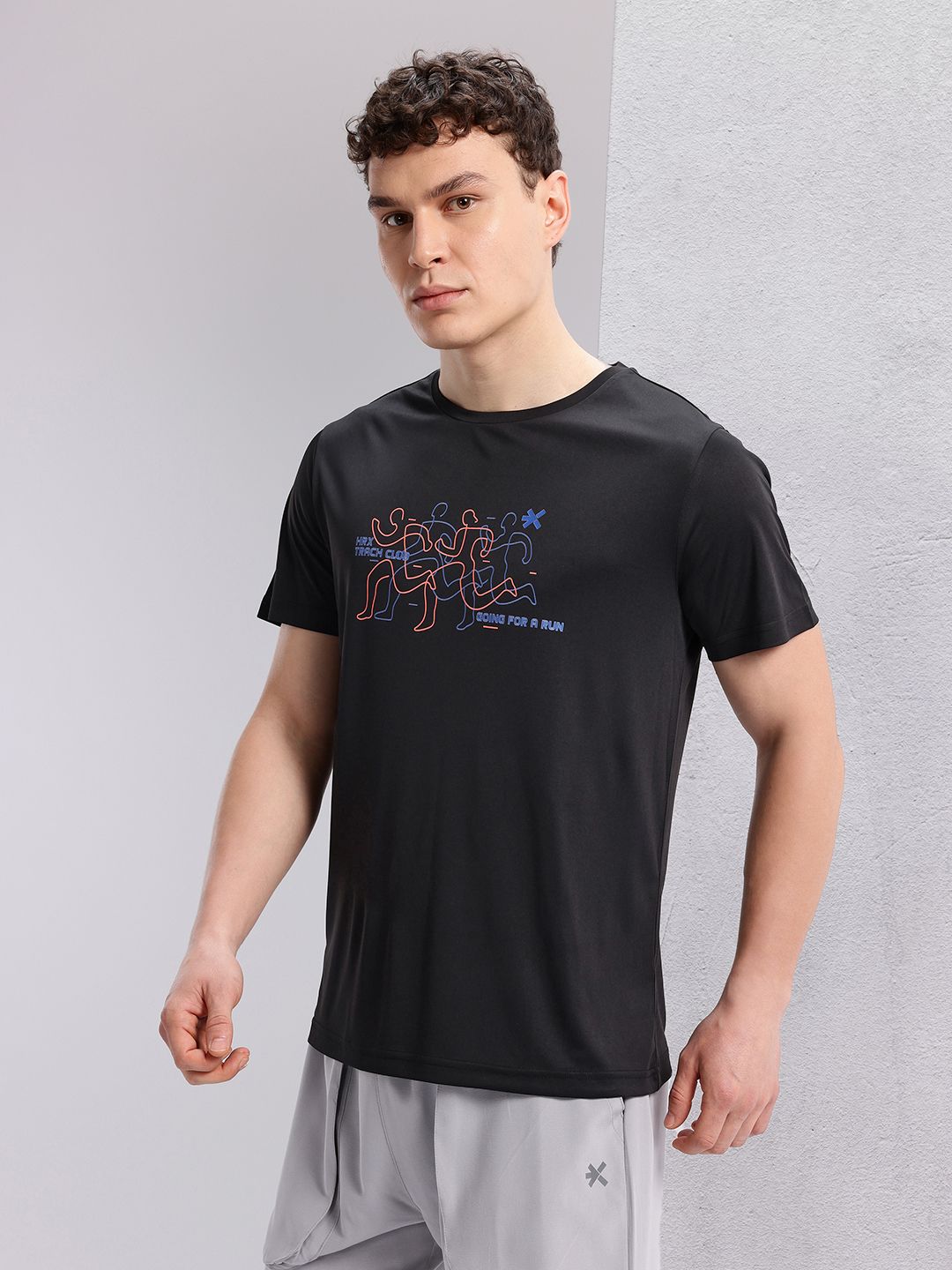 HRX by Hrithik Roshan Printed Rapid-Dry Running T-shirt