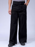 The Indian Garage Co Men Loose Fit Mid-Rise Cargos Trousers