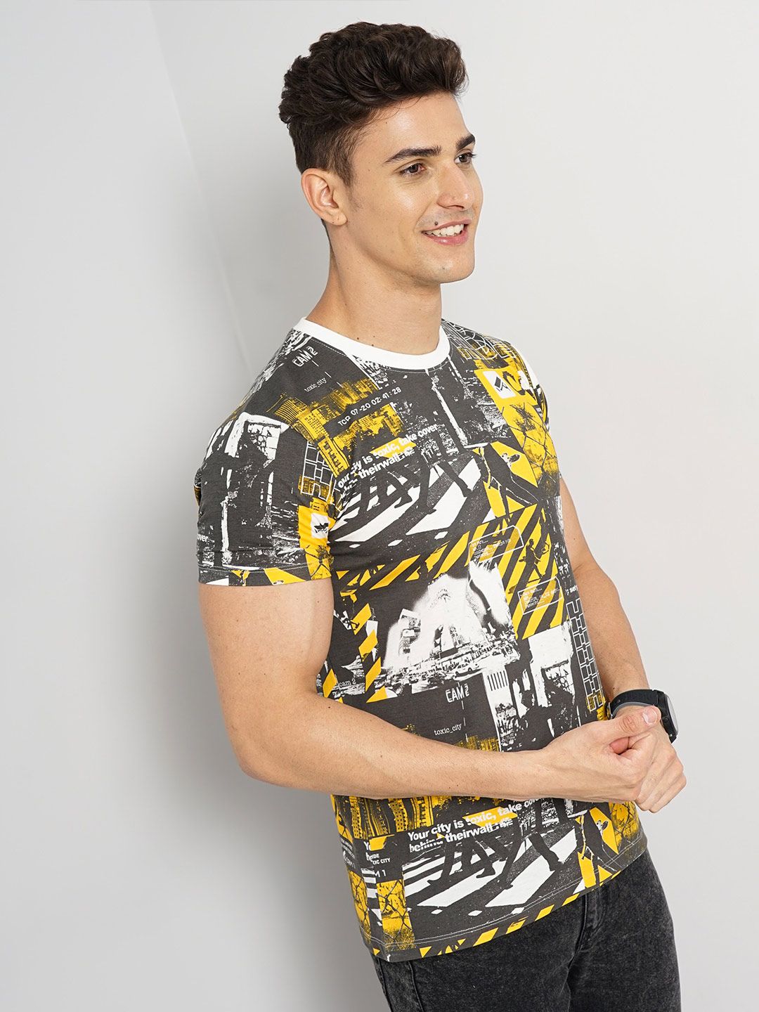 The Indian Garage Co People and Places Printed Casual T-shirt