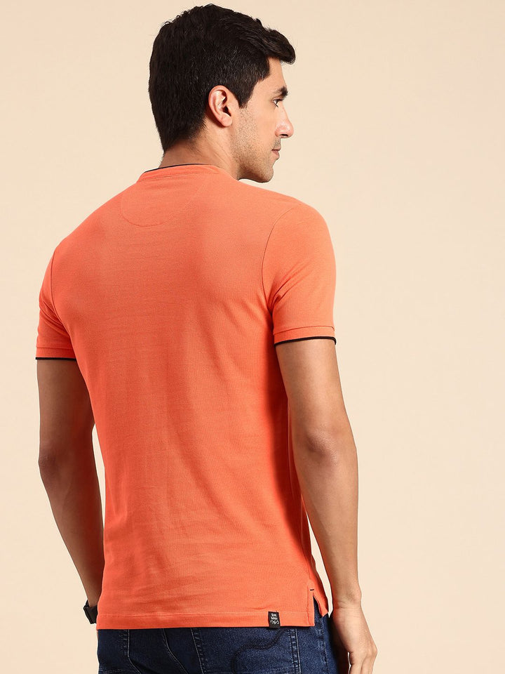 Being Human Solid Pure Cotton T-shirt