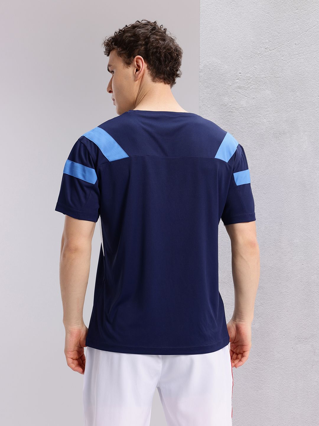 HRX by Hrithik Roshan Men Striped Rapid-Dry Running T-shirt