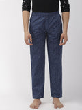 The Indian Garage Co Men Navy Blue Printed Lounge Pants