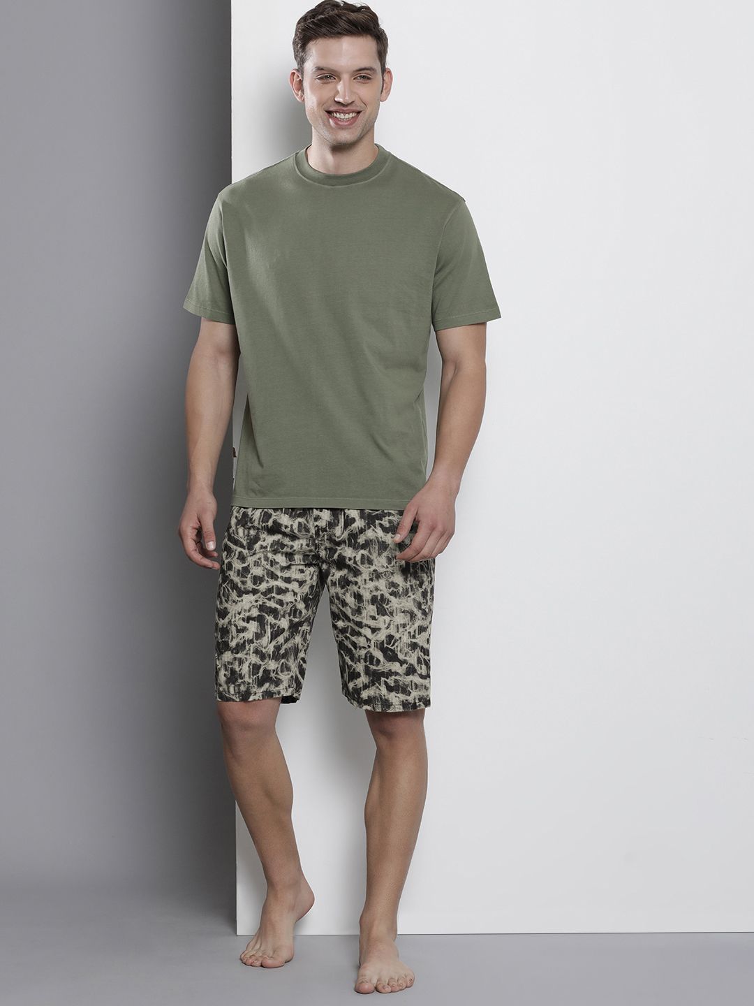 The Indian Garage Co Men Printed Pure Cotton Boxers