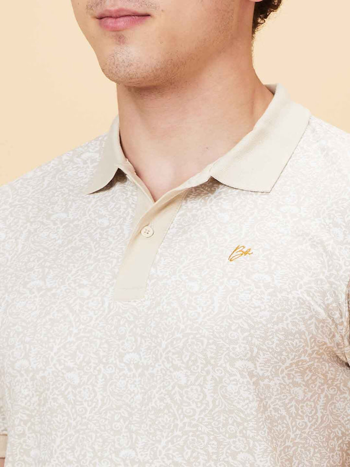 Being Human Polo Collar Short Sleeves T-shirt