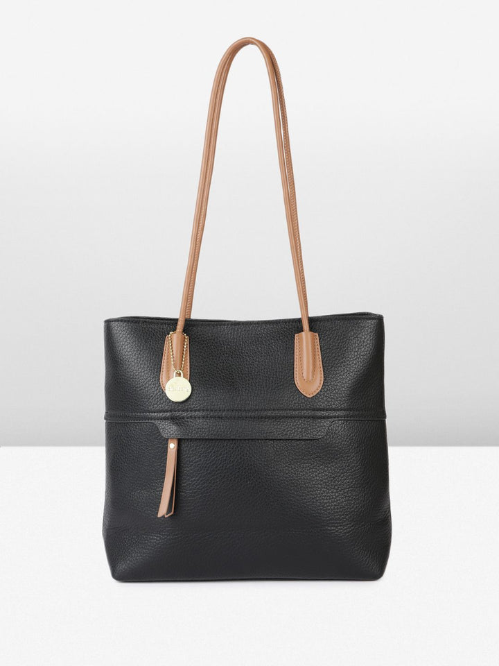 DressBerry Textured Structured Shoulder Bag