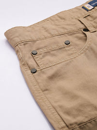 Bene Kleed Men Solid Straight Fit Cargos Trousers