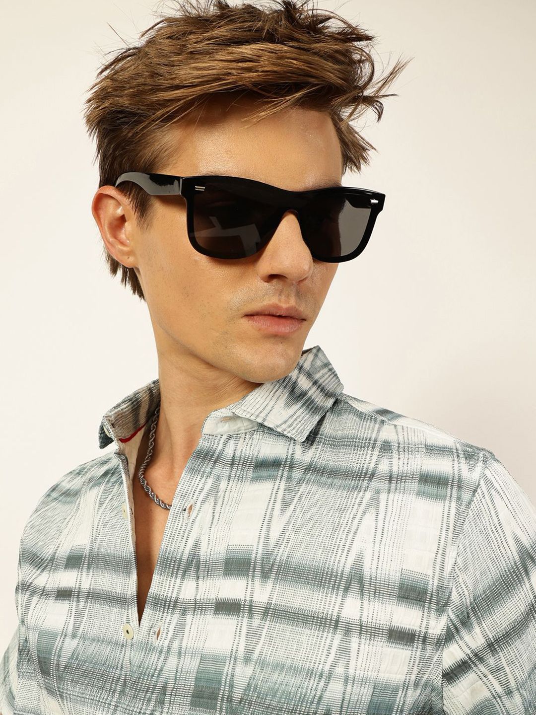 Thomas Scott Men Premium Slim Fit Opaque Printed Casual Shirt