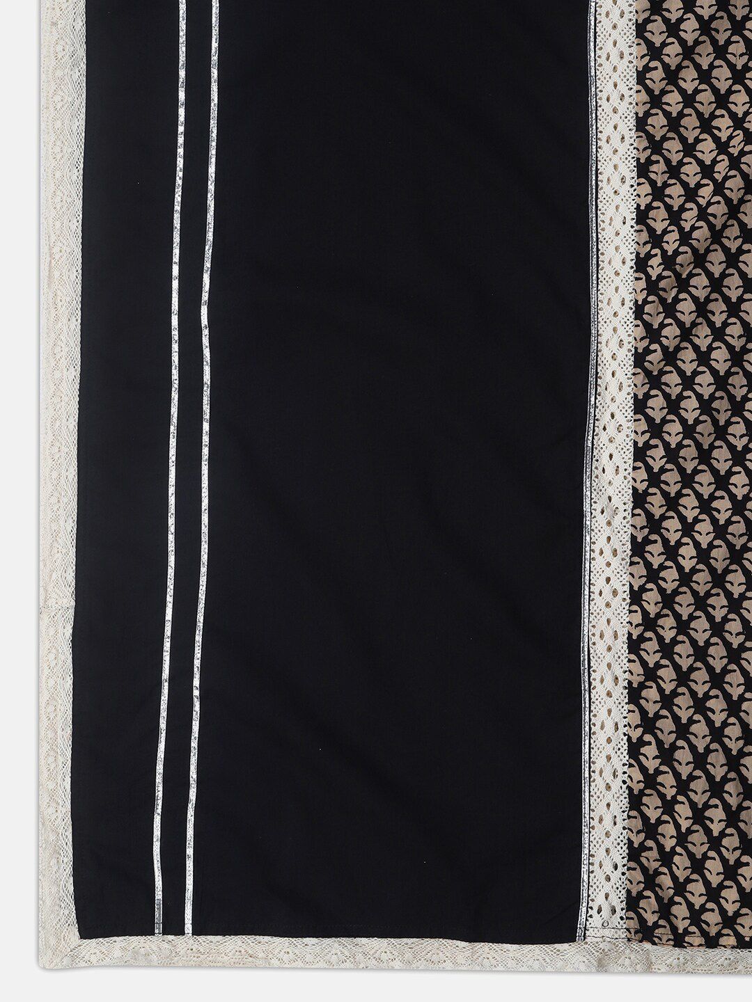 KALINI Ethnic Motifs Printed Pure Cotton Kurta With Trousers & Dupatta