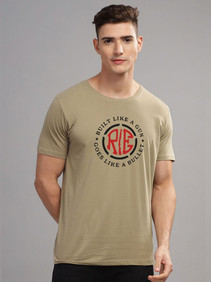 ADRO Men Typography Printed T-shirt