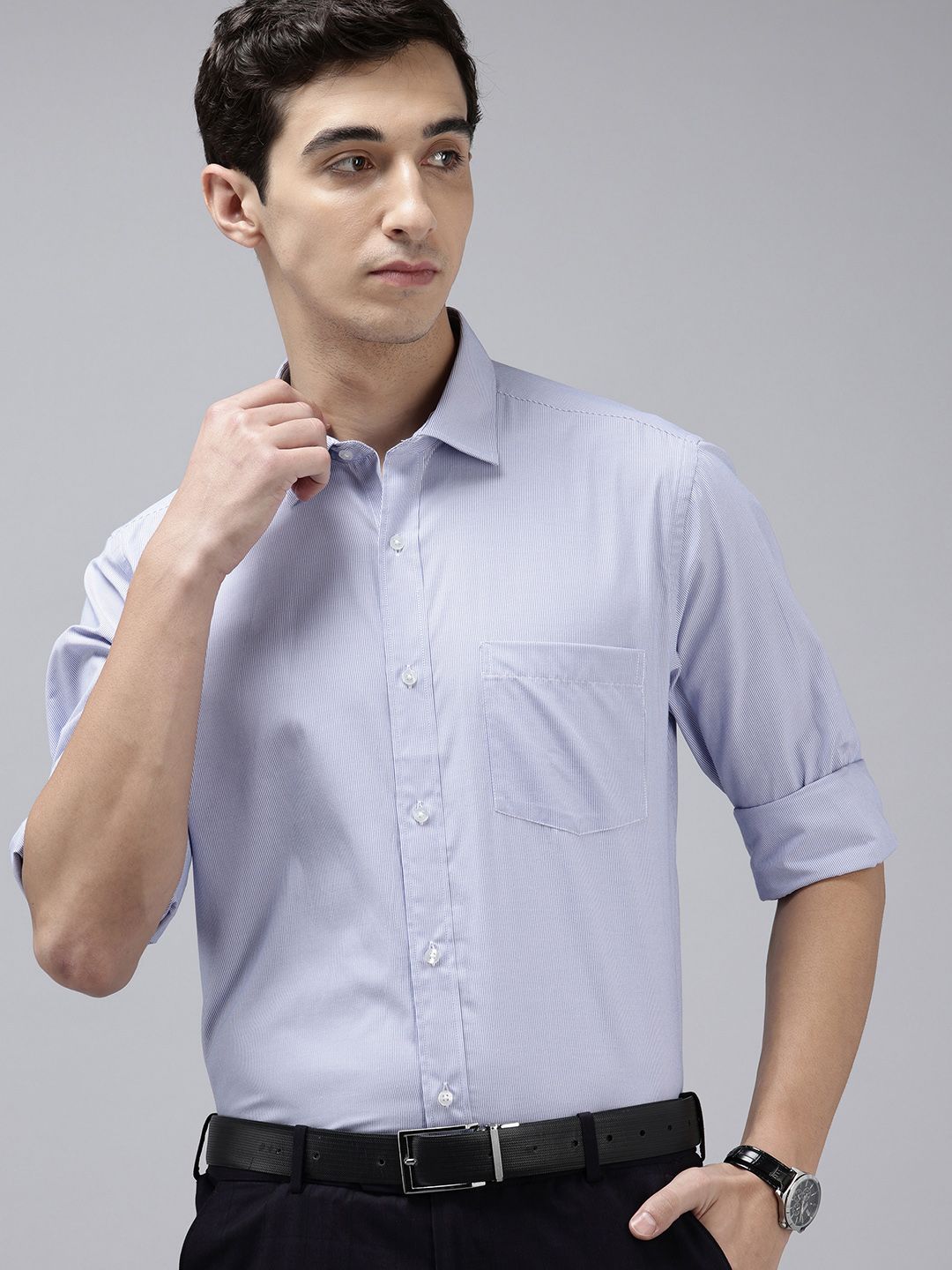 Park Avenue Striped Formal Shirt