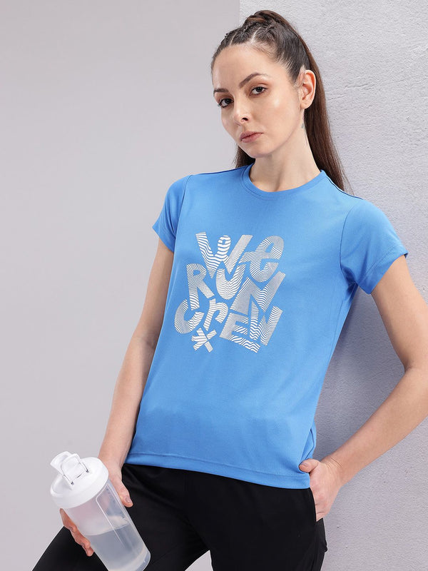 HRX by Hrithik Roshan Couple Collection Typography Printed Rapid-Dry Running T-shirt