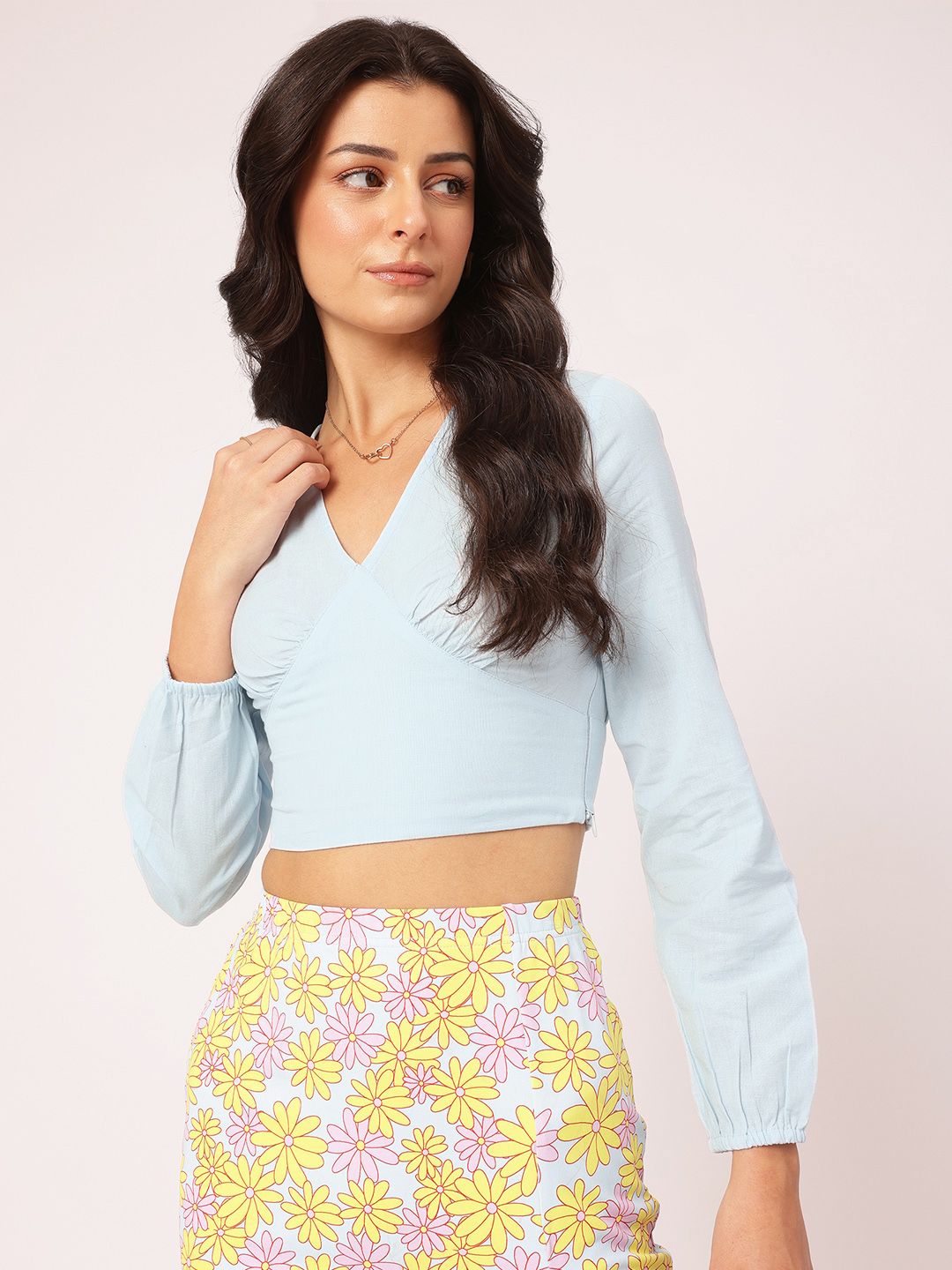 DressBerry Cute & Cuddly Empire Crop Top