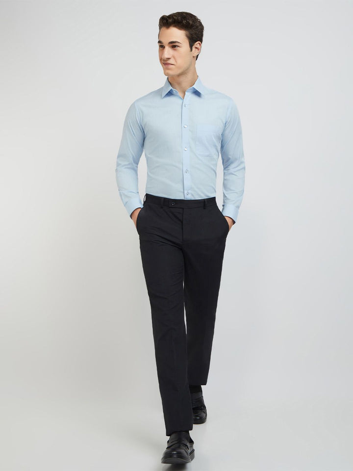 Raymond Solid Slim Fit Pure Cotton Formal Shirt