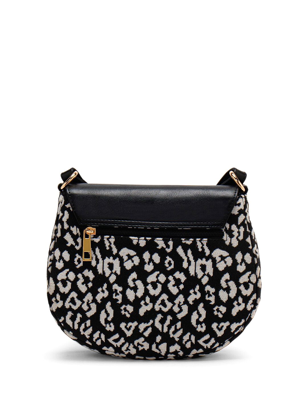 Berrylush White Animal Printed Miniature Sling Bag
