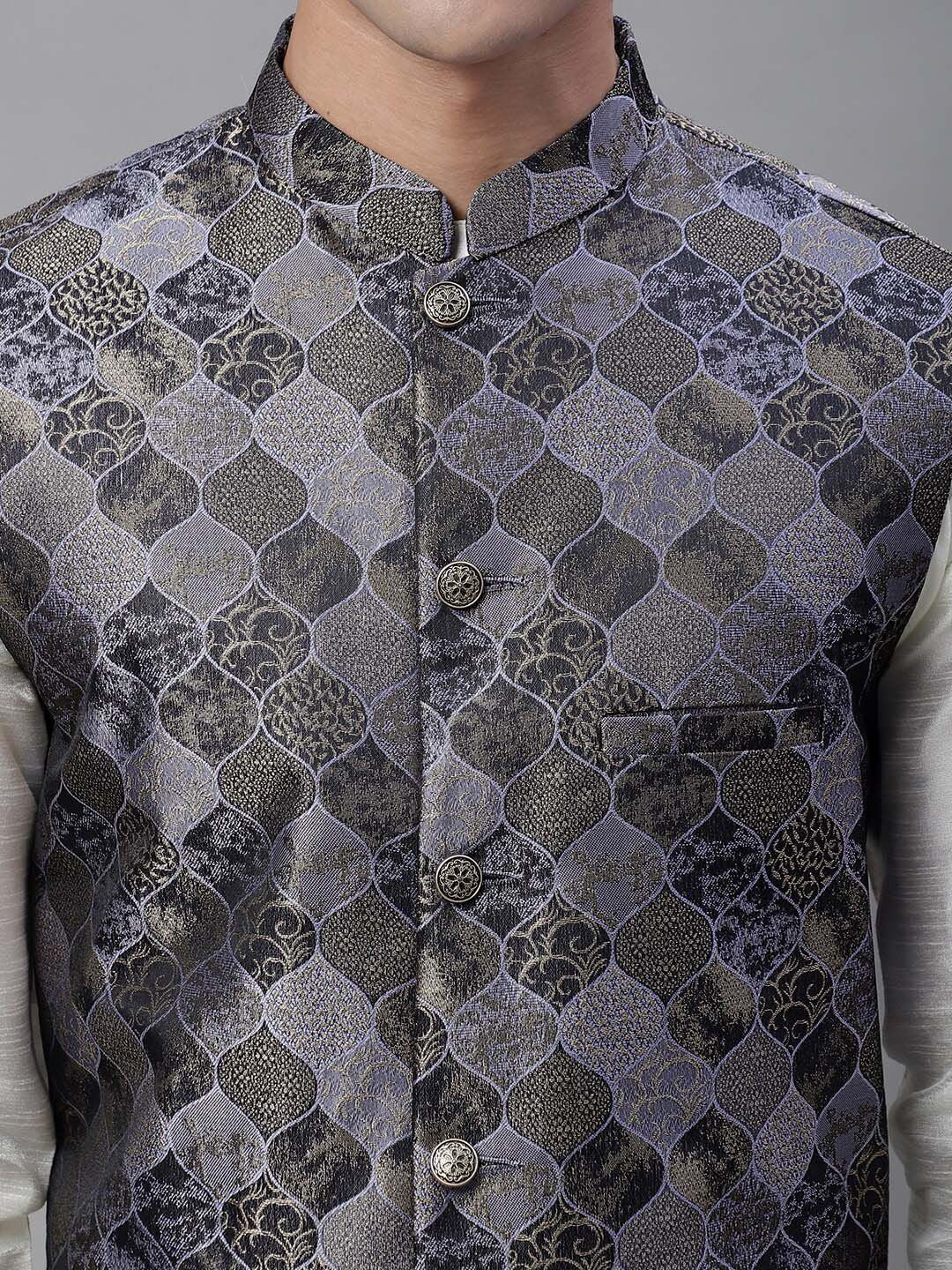 Anouk Men Woven Design Jackets