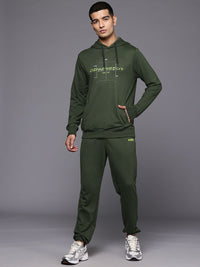 HRX by Hrithik Roshan Men Printed Hooded Lifestyle Tracksuit