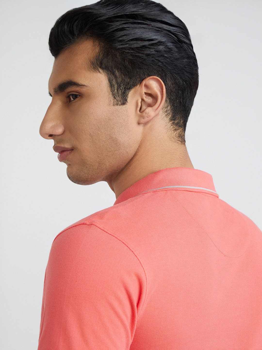 Raymond Pure Cotton Modern Fit Polo Collar T-shirt
