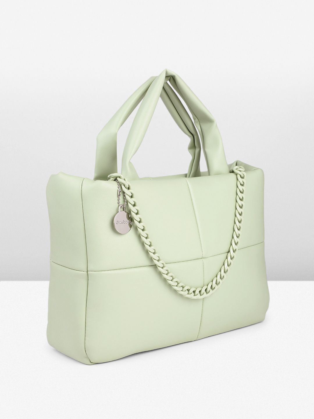 DressBerry Structured Quilted Handheld Bag