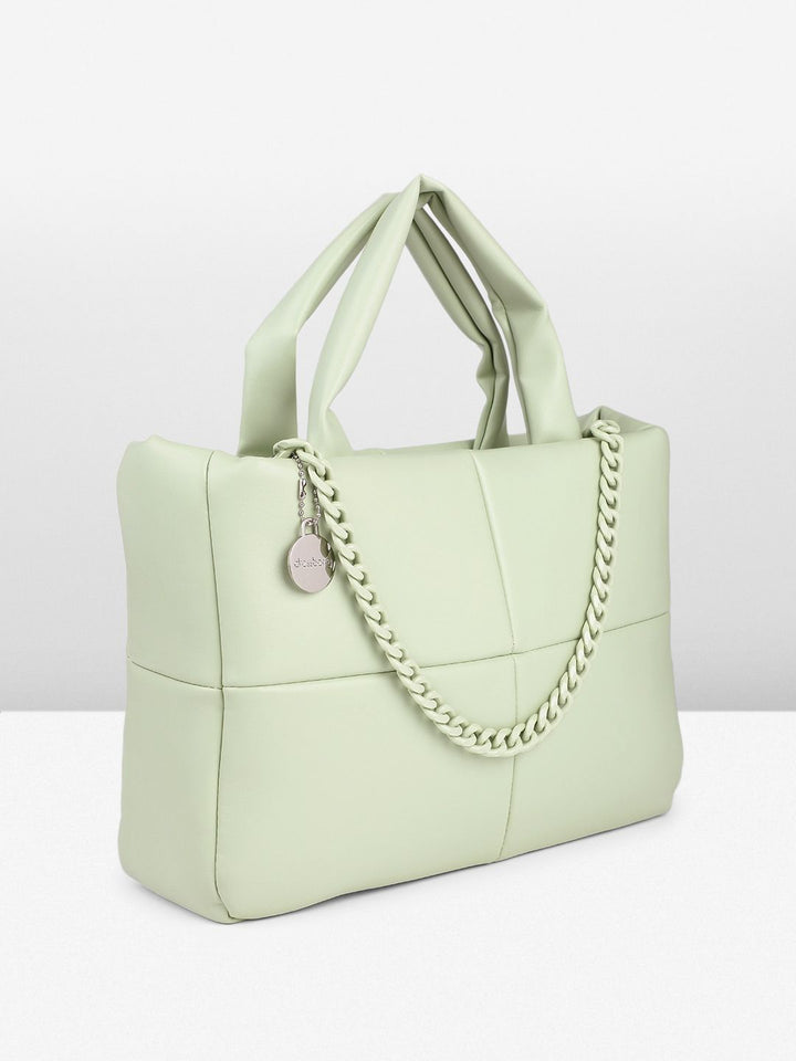 DressBerry Structured Quilted Handheld Bag