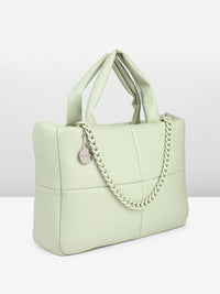 DressBerry Structured Quilted Handheld Bag