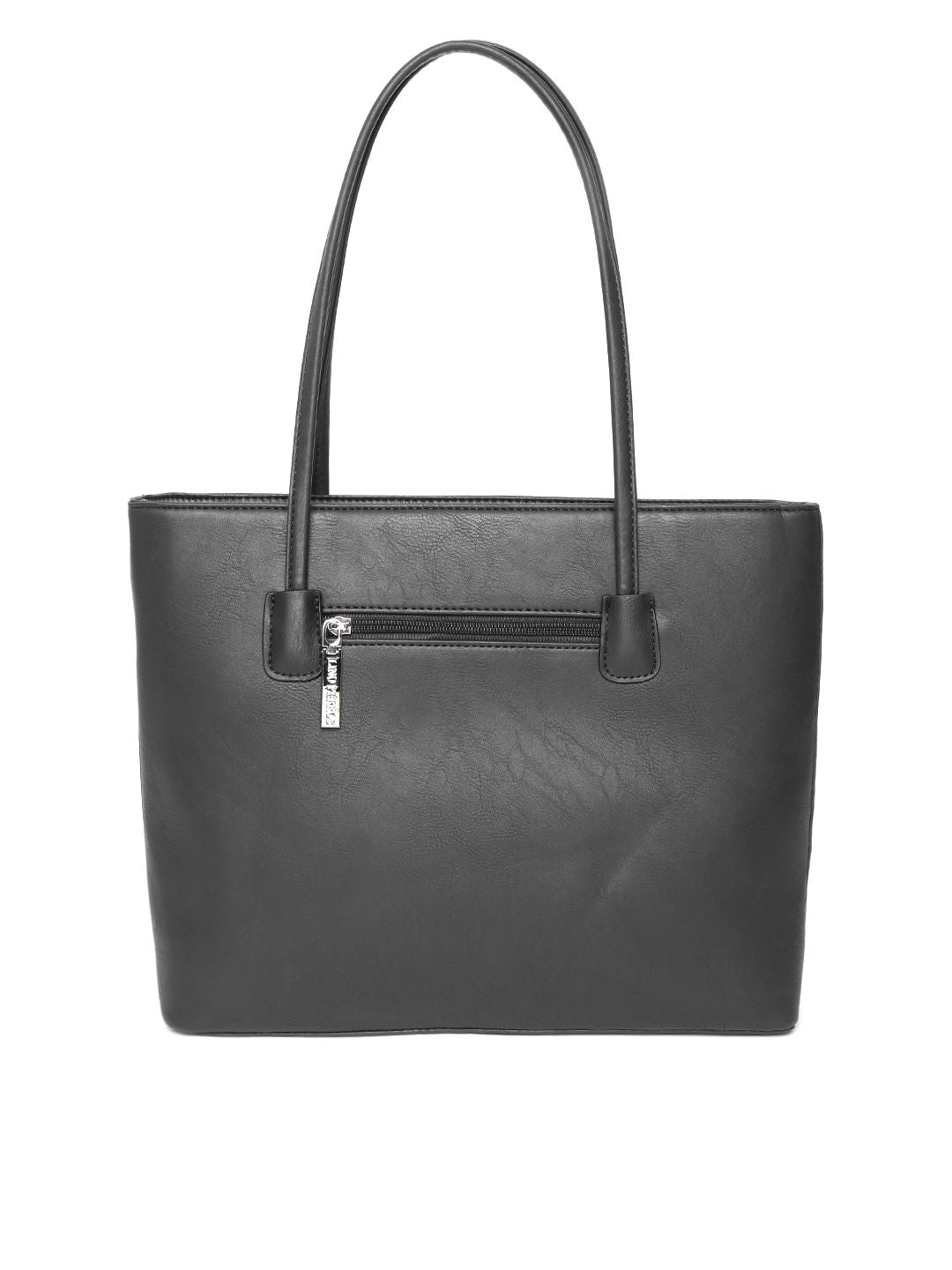 Lino Perros Black Solid Shoulder Bag
