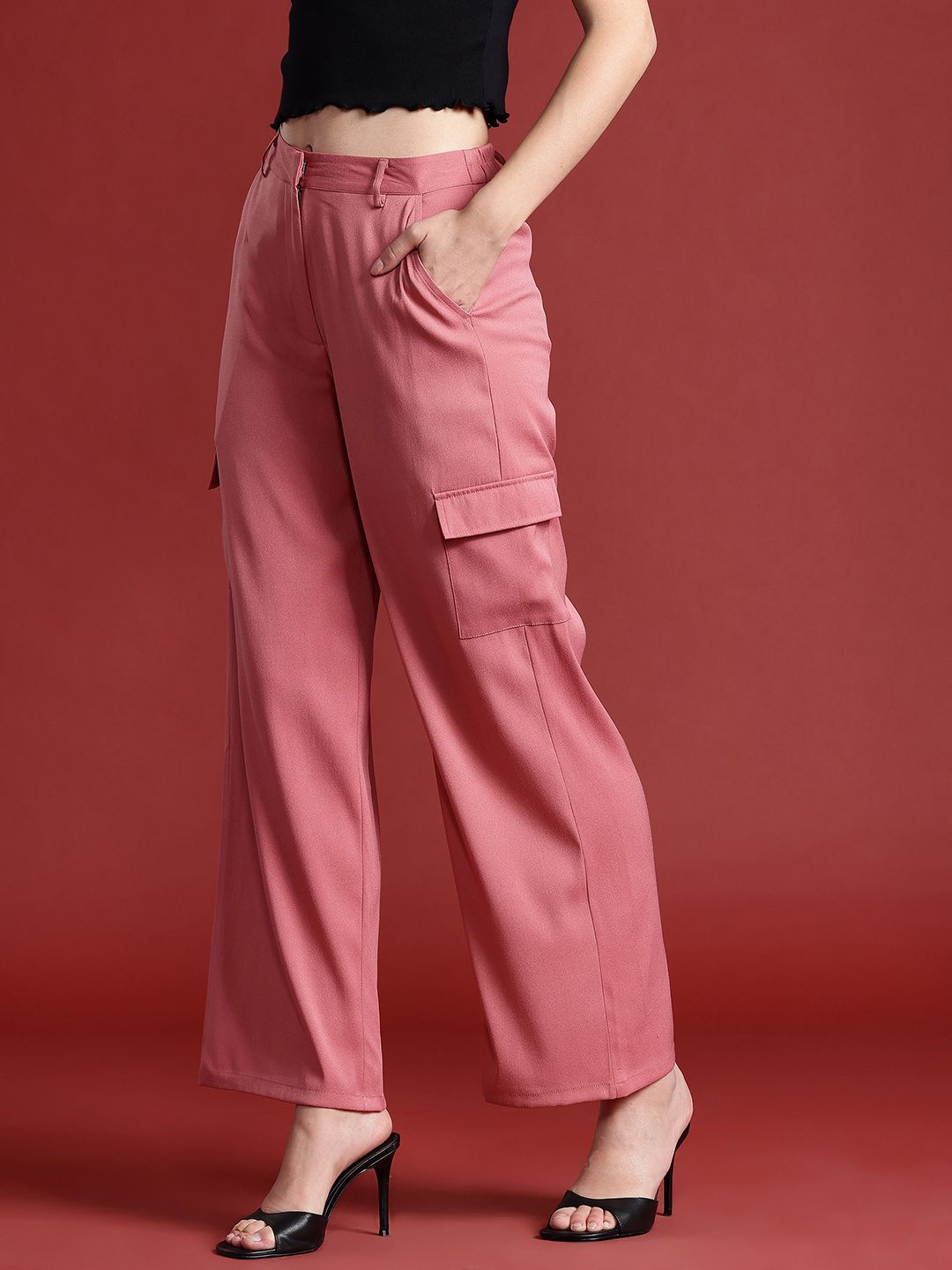all about you Women Cargo Pockets Trousers