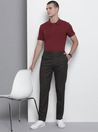 The Indian Garage Co Checked Chinos Trousers