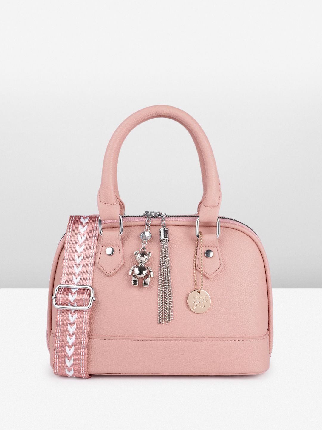 all about you Structured Handheld Bag with Tassel