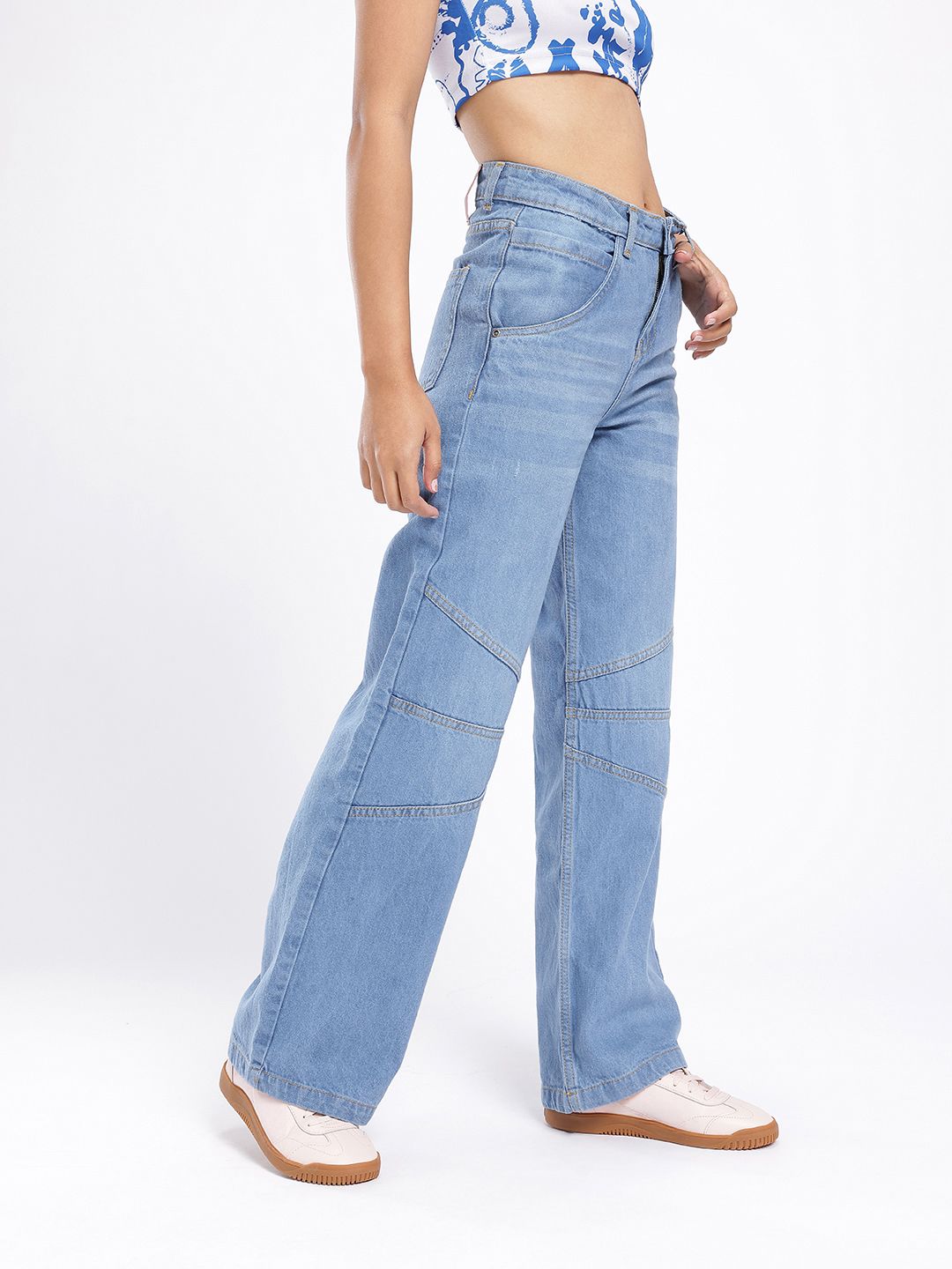 DressBerry Women Urban Savvy Bootcut Fit Light Fade Jeans
