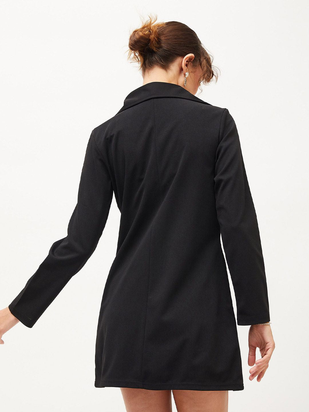 SASSAFRAS Shirt Mini Blazer Dress