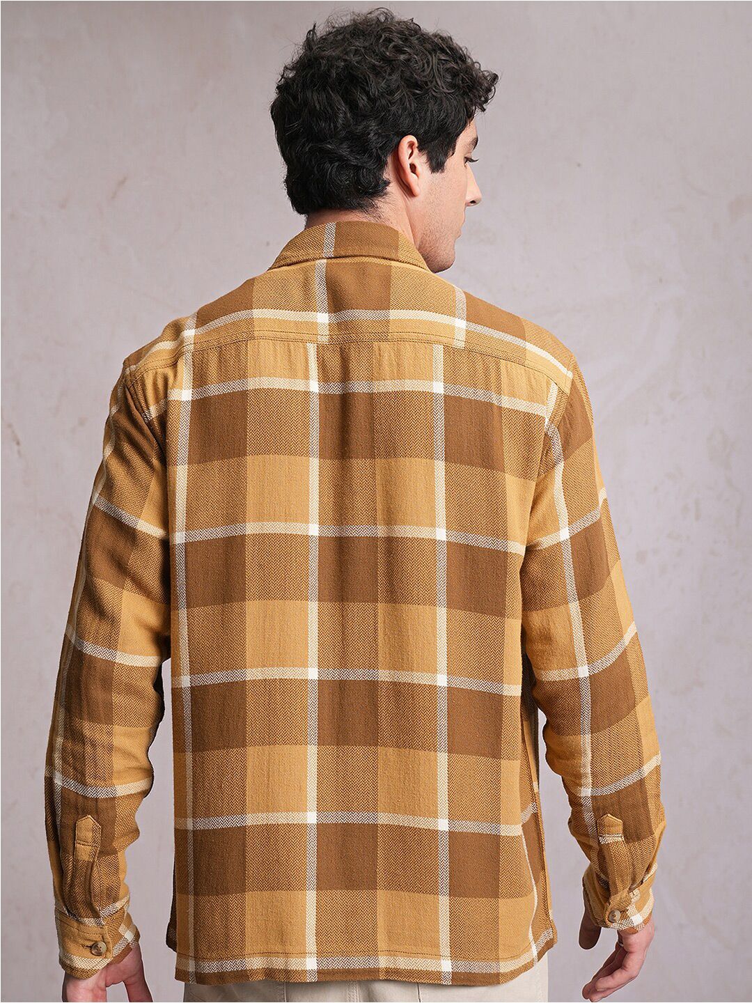 LOCOMOTIVE Premium Dobby Tartan Checked Utility Pocket Overshirt