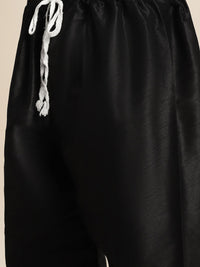 SOJANYA Men Solid Kurta with Churidar & Mirror Work Nehru Jacket