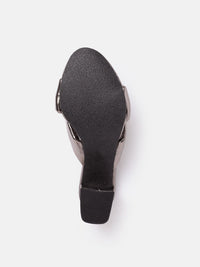 DressBerry Open Toe Block Heel