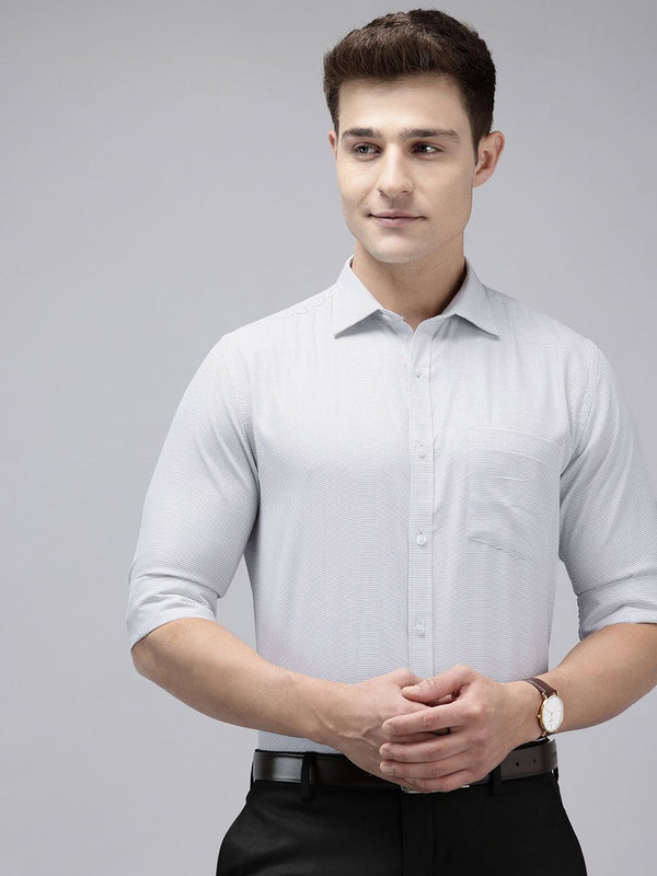 Park Avenue Slim Fit Reka Bentuk Diri Tekstur Berteknologi Formal