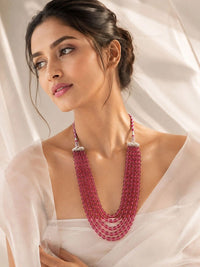 PANASH Women Rose Gold-Plated Layered Necklace
