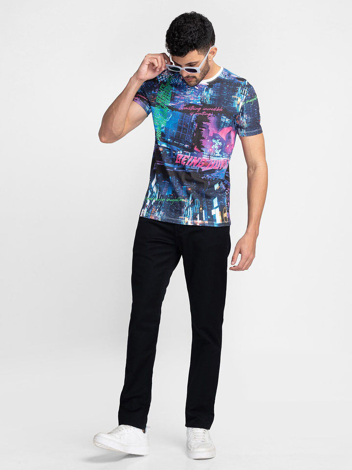 Being Human Graphic Printed Cotton T-Shirt