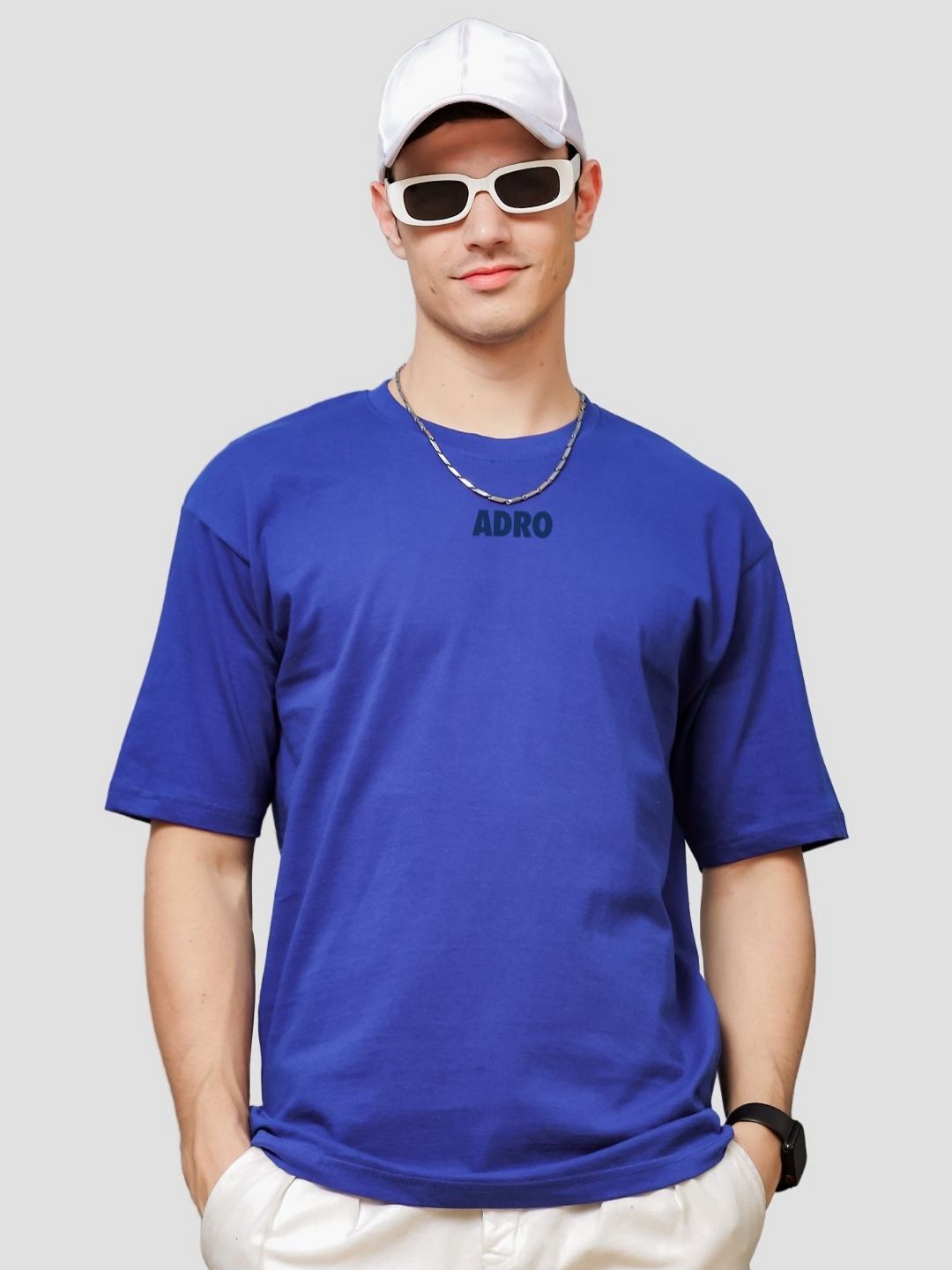 ADRO Men Printed Pockets T-shirt