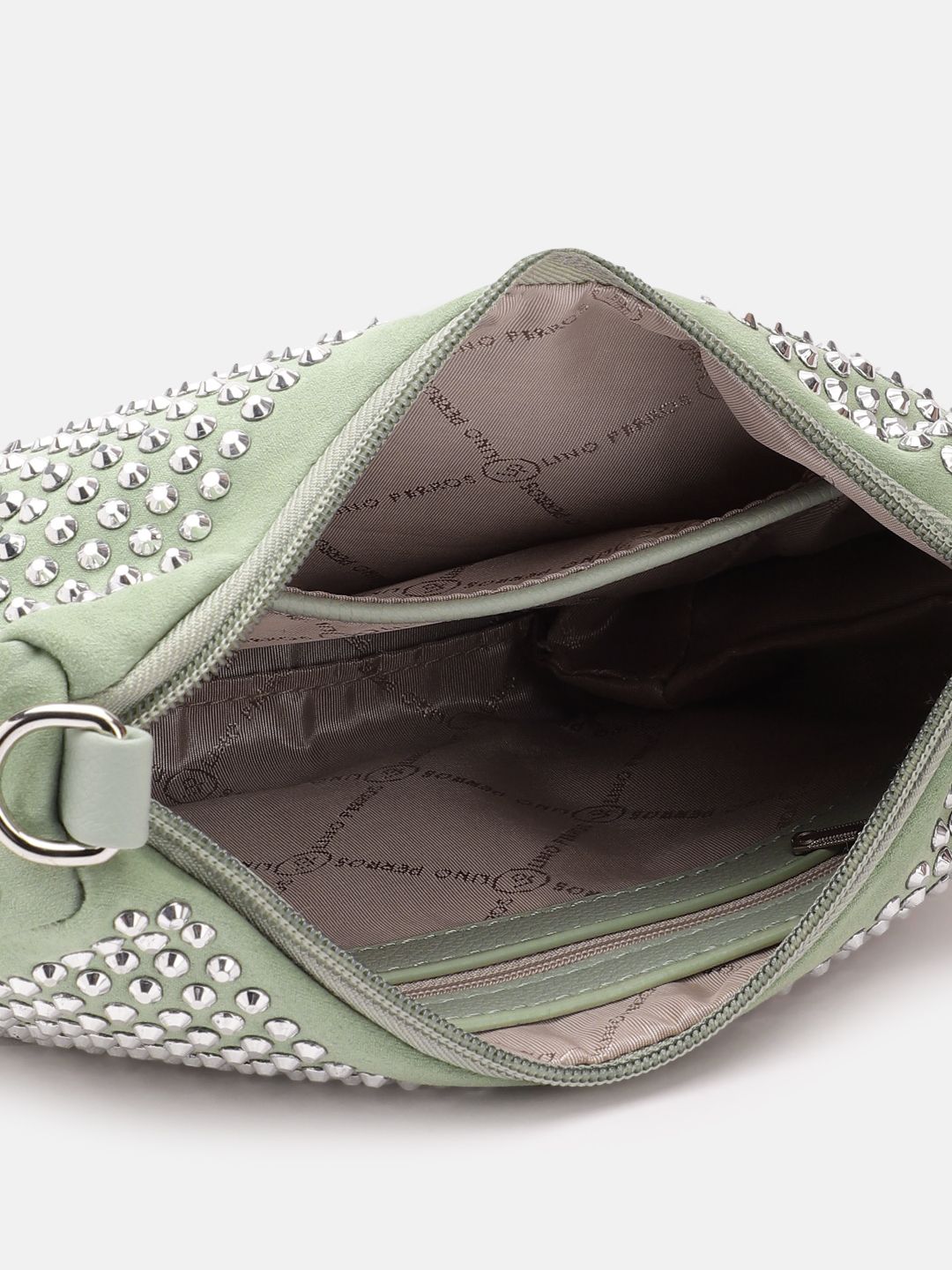 Lino Perros Embellished Structured Shoulder Bag