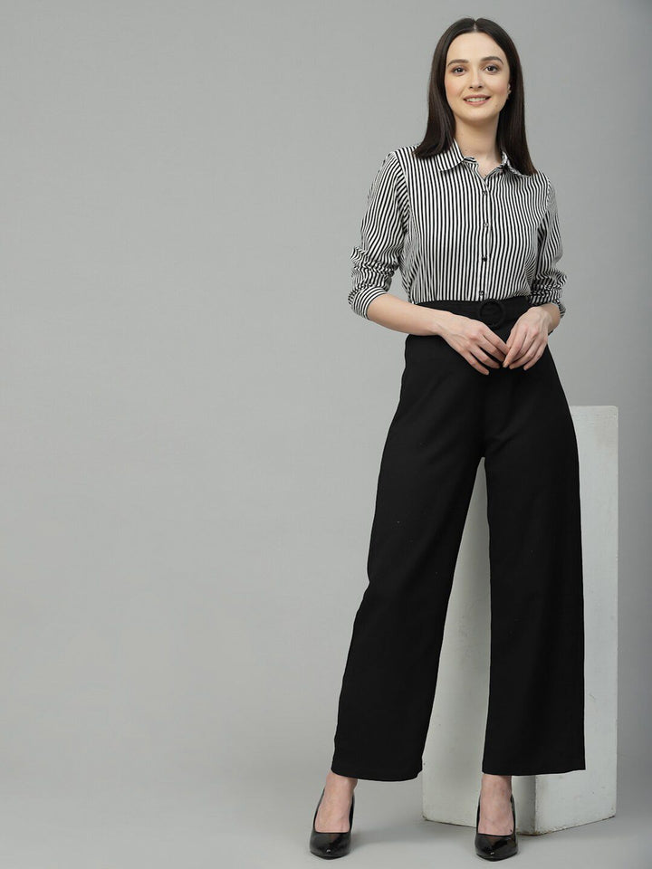 Style Quotient Women Striped Formal Shirt
