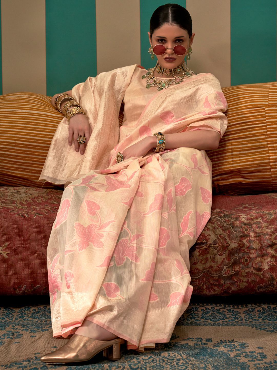 Saree mall Woven Design Zari Banarasi Sarees